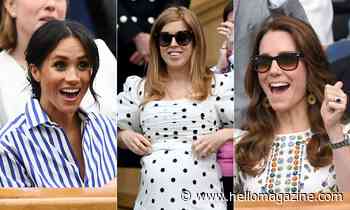 Royals at Wimbledon: fun photos of Kate Middleton, Meghan Markle, Prince William and more - HELLO!