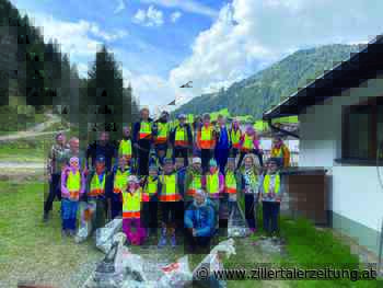 Flurreinigung mit 136 Kindern in der Naturparkregion Zillertaler Alpen - Zillertaler Zeitung