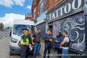 Tattoo Parlour on Chorley Old Road closed as part of Operation Avro