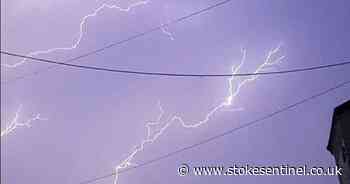 Met Office issues 10-hour thunderstorm warning for Stoke-on-Trent today - Stoke-on-Trent Live