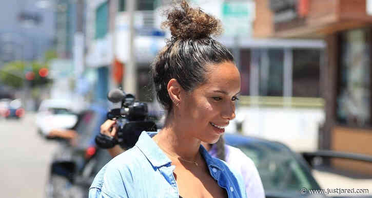 Leona Lewis Wears Baby Bump-Hugging Bodysuit for Doctor's Appointment