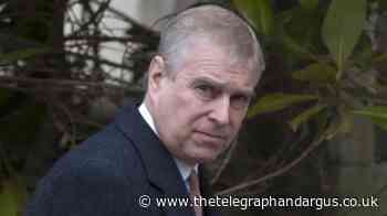 Prince Andrew issued arrest warning after Ghislaine Maxwell is jailed - Telegraph and Argus