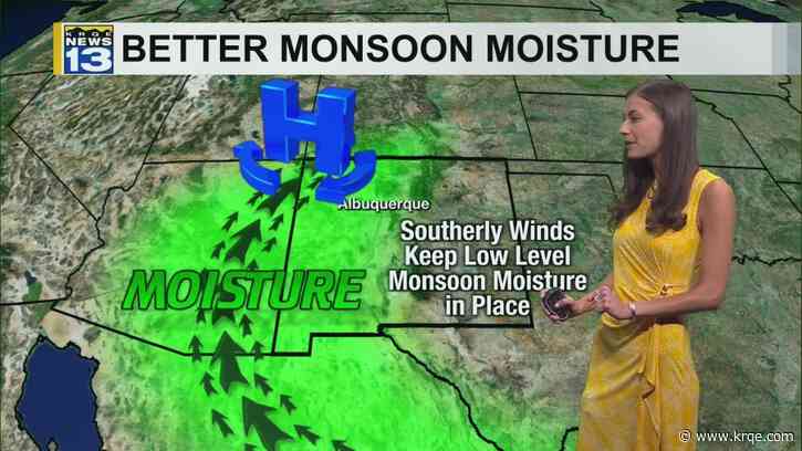 Showers and storms across New Mexico this weekend