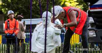 Standbeeld van generaal Emile Storms weggehaald in Elsene - Het Laatste Nieuws