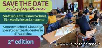 Summer School per studenti e studentesse di Medicina - La Voce di Bolzano