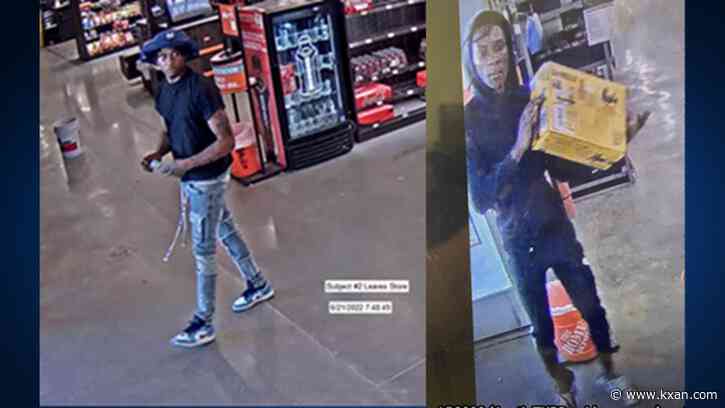 Police looking for two suspects after Home Depot robbery