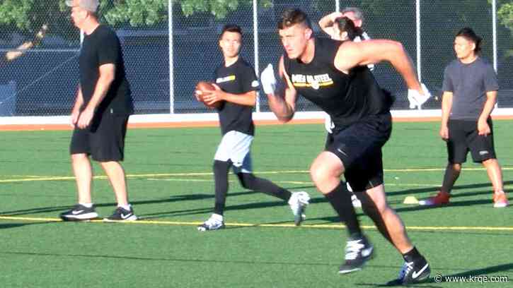 NFL player, former Eldorado standout, training with current high school players