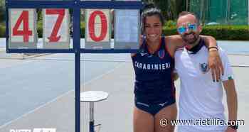 I Carabinieri festeggiano il titolo italiano di Roberta Bruni agli Assoluti - Rieti Life
