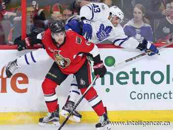 NHL's Maple Leafs to play Ottawa Senators in pre-season game in Belleville - The Intelligencer