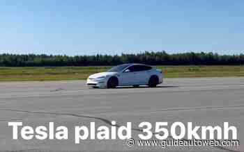 Tesla Model S Plaid Breaks Speed Record at Trois-Rivieres Airport - The Car Guide