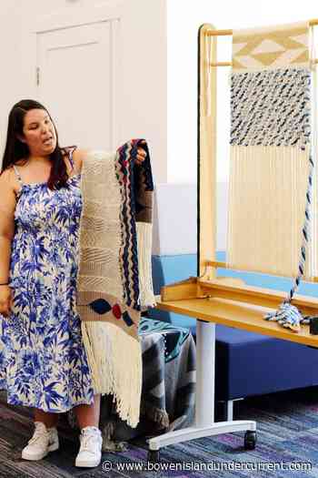 Squamish Nation weaver Chex̱imiya visited Bowen on June 26 - Bowen Island Undercurrent