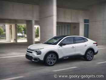 Citroen e-C4 X electric vehicle unveiled