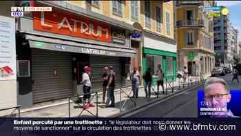 Nice : les habitants sous le choc après la découverte d'un corps coulé dans le mur d'un bar - BFMTV