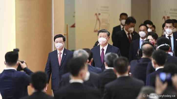 China’s Xi swears in new Hong Kong leader John Lee