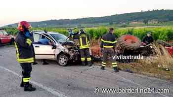 Putignano, scontro tra auto e trattore: due feriti, uno è in codice rosso - Borderline24.com