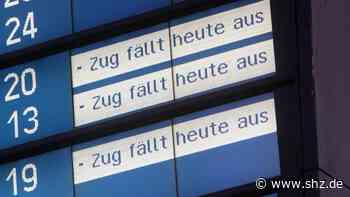 Probleme in Höhe Schleswig: Wegen Vandalismus: Züge zwischen Kiel und Husum ausgefallen - shz.de