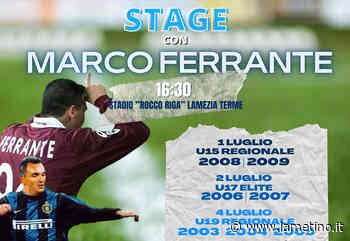 Promosport, stage con Marco Ferrante allo stadio Riga per under 15, 17 e 19 - Il Lametino