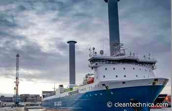 Hard, Round, Tiltable Sails Add Wind Power To Energy Efficient Shipping - CleanTechnica