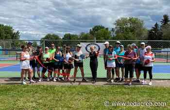 Newly renovated Fort Sask Pickleball courts open for use - The Leduc Rep
