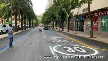 Reabre al tráfico el tramo de la avenida Virgen de Guadalupe cerrado por la renovación del asfaltado - El Periódico de Extremadura