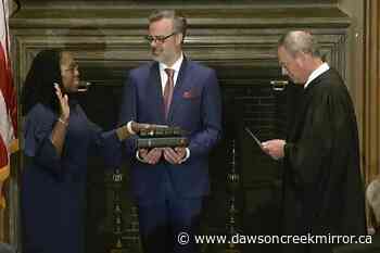 Jackson sworn in, becomes 1st Black woman on Supreme Court - Dawson Creek Mirror