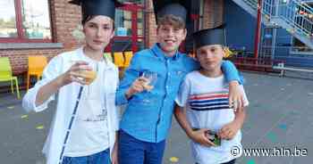 Milan, Miel en Quinten studeren af aan VBS De Minnestraal - Het Laatste Nieuws