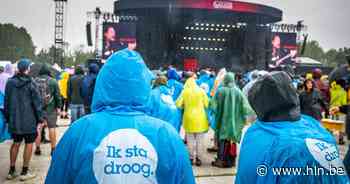 WEERBERICHT. Code geel: festivalgangers mogen stevige portie regen verwachten - Het Laatste Nieuws