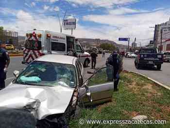 Deja 3 lesionados choque vehicular en Guadalupe - Express Zacatecas