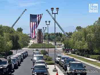 Slain California police officers honored at memorial service - Fox News