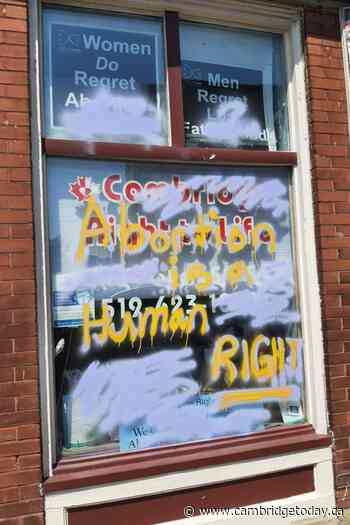 Cambridge Right to Life building vandalized Wednesday evening - CambridgeToday