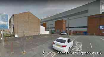Ewood Park security spot burglar climbing wall of an address as police make arrest
