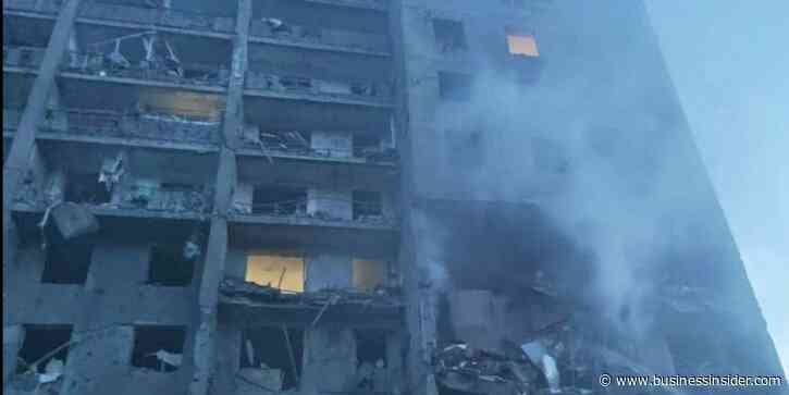 Russian missiles strike residential building in the Ukrainian port city of Odesa, killing at least 18 people: officials