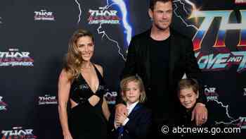 Chris Hemsworth turns 'Thor' premiere into family date night with wife and kids - ABC News