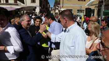 Salvini a Mortara a sostegno della candidatura di Tarantola - video.laprovinciapavese.gelocal.it