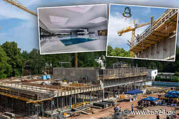 Rohbau fast fertig: Richtfest am Schwimmsportkomplex in Chemnitz - TAG24