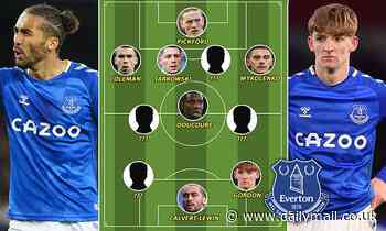Everton's potential starting line-up under Frank Lampard next season