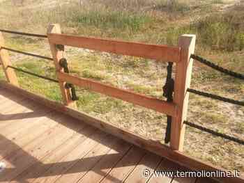 Continuano gli atti vandalici sulla passerella di Rio Vivo - Termoli Online