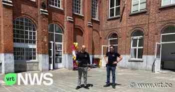 Mol zet drone in om de daken van site De Zwaan te inspecteren voor mogelijke herstellingen - VRT NWS