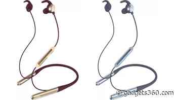 Noise Flair XL Neckband Earphones With Up to 80 Hours Battery Life Launched in India: Price, Specifications