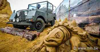 IN BEELD. Dino's palmen strand van Middelkerke in: “Ons Zandsculpturenfestival is er voor jong en oud” - Het Laatste Nieuws