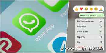 WhatsApp baut Reactions-Funktion deutlich aus - COMPUTER BILD - COMPUTER BILD