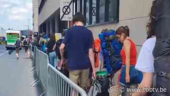Intocht naar Rock Werchter verloopt vlot aan station in Leuven - ROB-tv