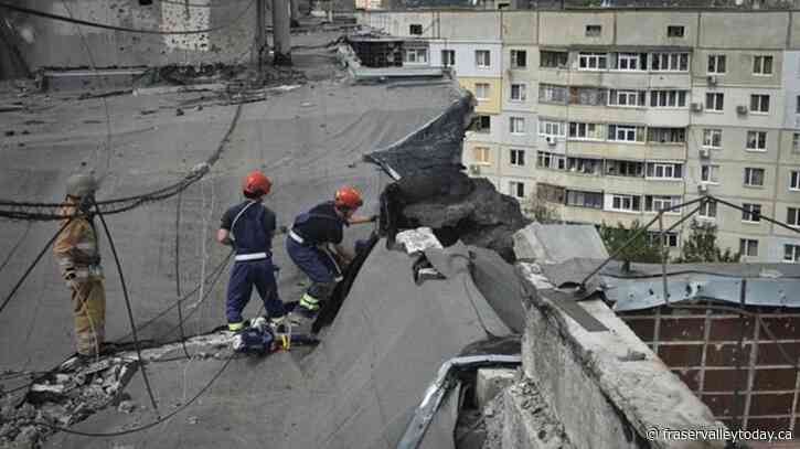 Russian missile attack hits residential buildings in Odesa