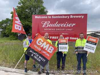 Staff at Budweiser Samlesbury to strike again putting summer beer at risk