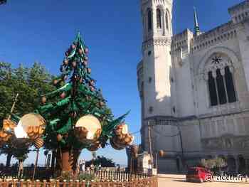 Lyon. C’est quoi cet immense sapin installé en plein mois de juin sur l’esplanade de Fourvière ? - actu.fr