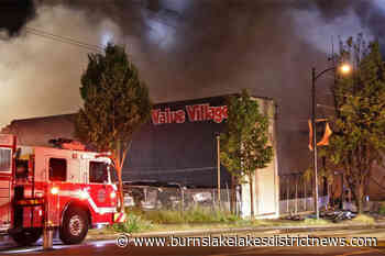 VIDEO: Fire rips through East Vancouver Value Village - Burns Lake Lakes District News