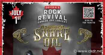 *UPDATE: Snake Oil Ready To Rock Dryden Memorial Arena - ckdr.net