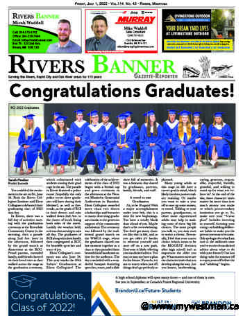 Friday, July 1, 2022 Rivers Banner - myWestman.ca
