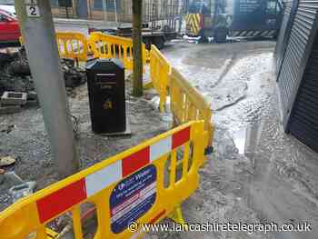 Blackburn: Homes and businesses without water following burst pipe