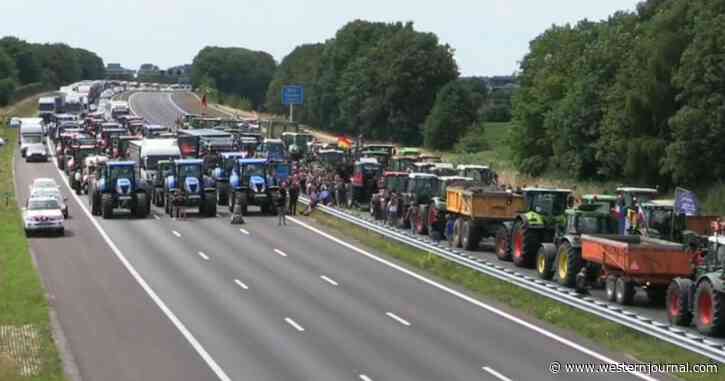 Farmers Rise Up, Block Highways with Their Tractors in Protest of Climate Tyranny